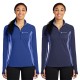 Sport-Tek® Ladies Sport-Wick® Stretch Contrast 1/2-Zip Pullover